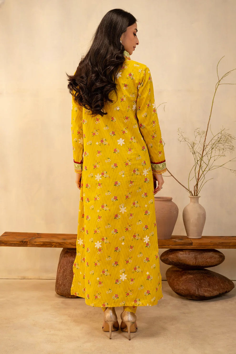Zellbury 2pc Embroidered Lawn Shirt Trouser - WUS25E20098
