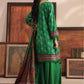 Mausummery Printed Linen 3 Piece Unstitched Dress - MPL-Emerald