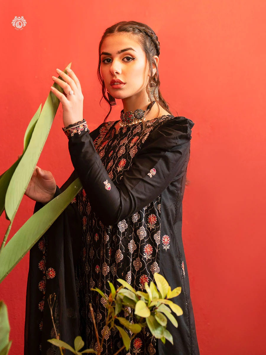 BELLA BREEZ EMBROIDERED LAWN UNSTITCHED 3 PIECE SUIT - GBB2401A5