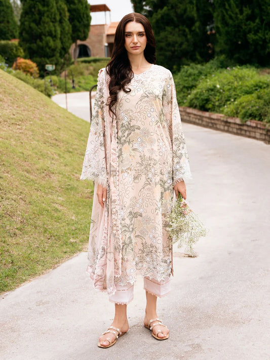 Secret Garden by Izel Embroidered Lawn 3pc Unstitched Dress - GLC-2424 Lotus