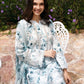 Secret Garden by Izel Embroidered Lawn 3pc Unstitched Dress - GLC-2427 BlueBell