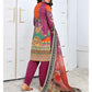 Mahajal by Gull Jee Embroidered Lawn 3 Piece Unstitched Dress - MHJ210A12