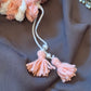 Crochet Jasmine Gajra- Pink & White