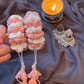 Crochet Jasmine Gajra- Pink & White