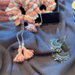 Crochet Jasmine Gajra- Pink & White