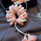 Crochet Jasmine Gajra- Pink & White