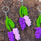 Crocheted Lavender Keychain
