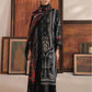 Mausummery Printed Linen 3 Piece Unstitched Dress - MPL-Noir
