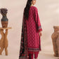 Mausummery Printed Linen 3 Piece Unstitched Dress - MPL-Ruby