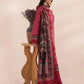 Mausummery Printed Linen 3 Piece Unstitched Dress - MPL-Ruby