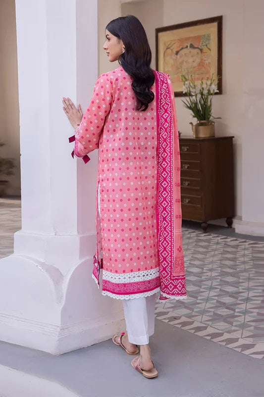 Zellbury 2pc Printed Lawn Shirt Dupatta - WUS24X21014 Unstitched