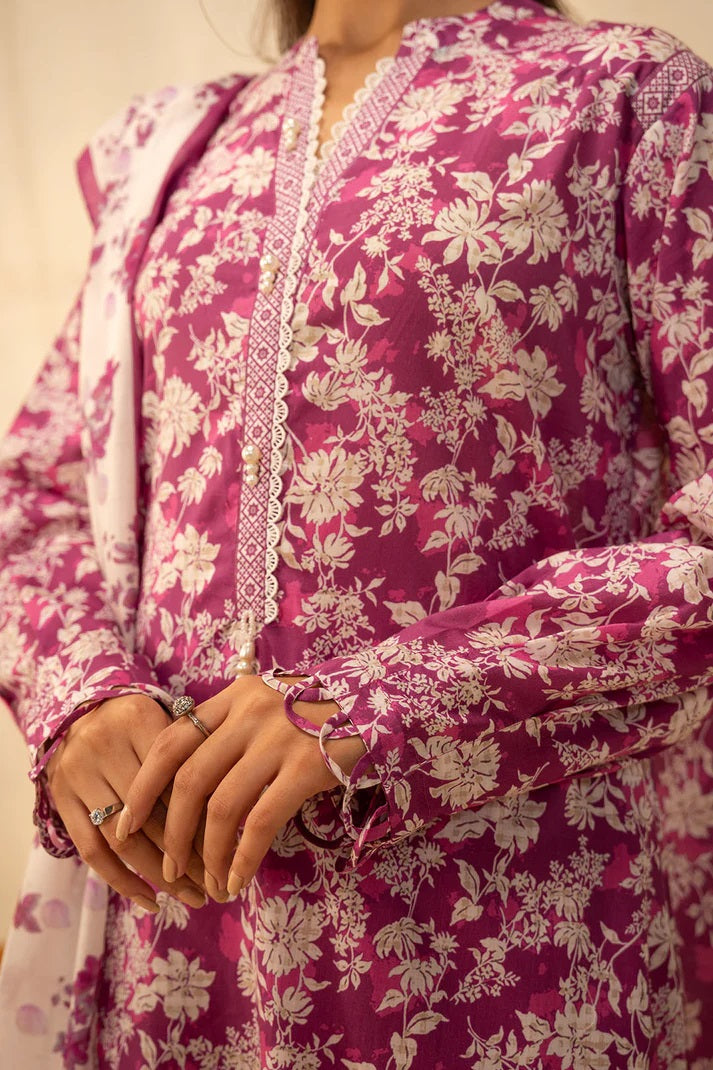 Zellbury 2pc Printed Lawn Shirt Dupatta - WUS25X20005 Unstitched