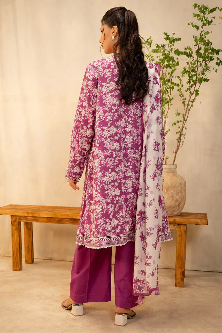 Zellbury 2pc Printed Lawn Shirt Dupatta - WUS25X20005 Unstitched