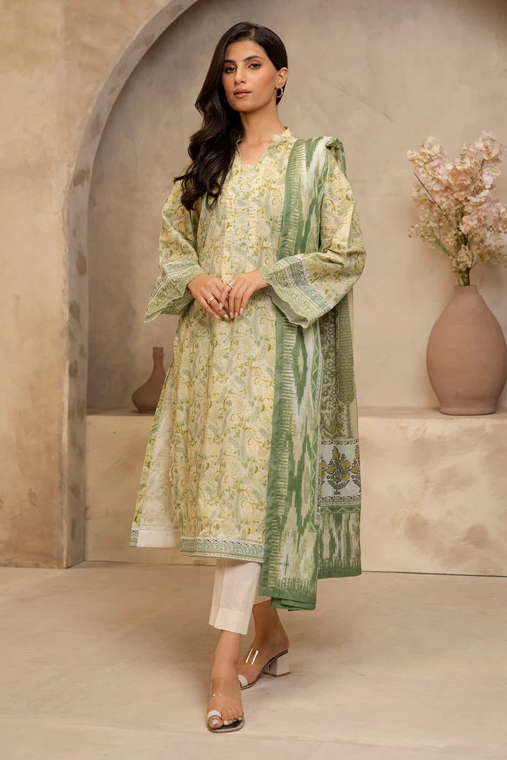 Zellbury 2pc Printed Lawn Shirt Dupatta - WUS25X20006 Unstitched