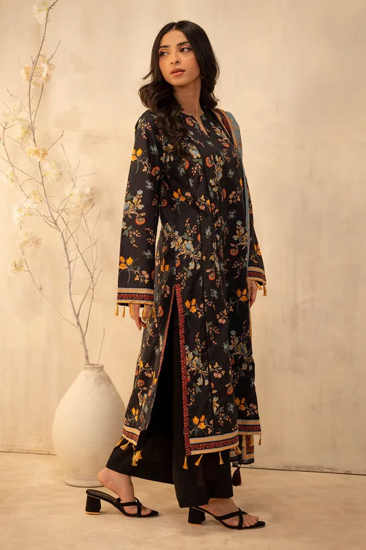 Zellbury 2pc Printed Lawn Shirt Dupatta - WUS25X20007 Unstitched