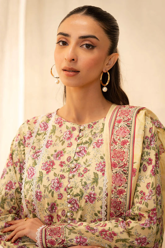 Zellbury 2pc Printed Lawn Shirt Dupatta - WUS25X20009 Unstitched
