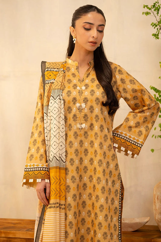Zellbury 2pc Printed Lawn Shirt Dupatta - WUS25X20010 Unstitched