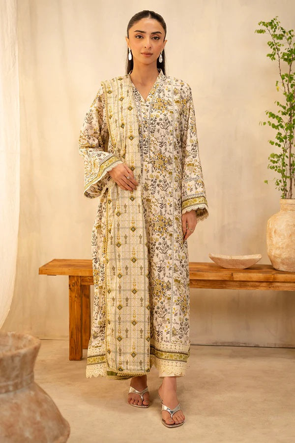 Zellbury 2pc Printed Lawn Shirt Dupatta - WUS25X20085 Unstitched