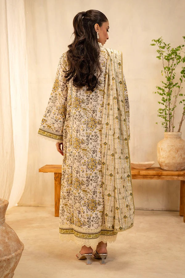 Zellbury 2pc Printed Lawn Shirt Dupatta - WUS25X20085 Unstitched