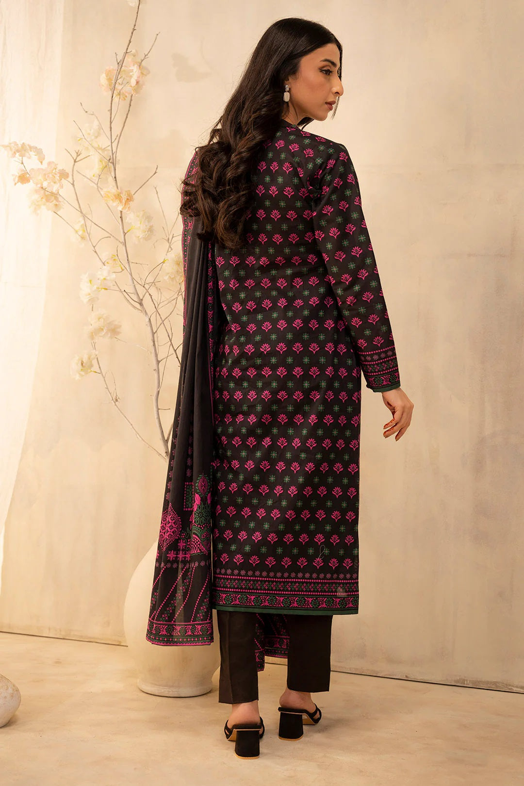 Zellbury 2pc Printed Lawn Shirt Dupatta - WUS25X20088 Unstitched
