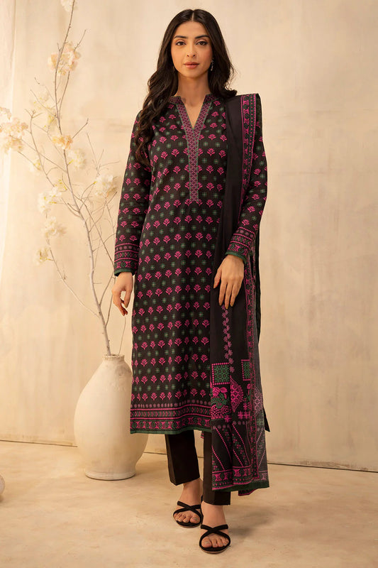 Zellbury 2pc Printed Lawn Shirt Dupatta - WUS25X20088 Unstitched