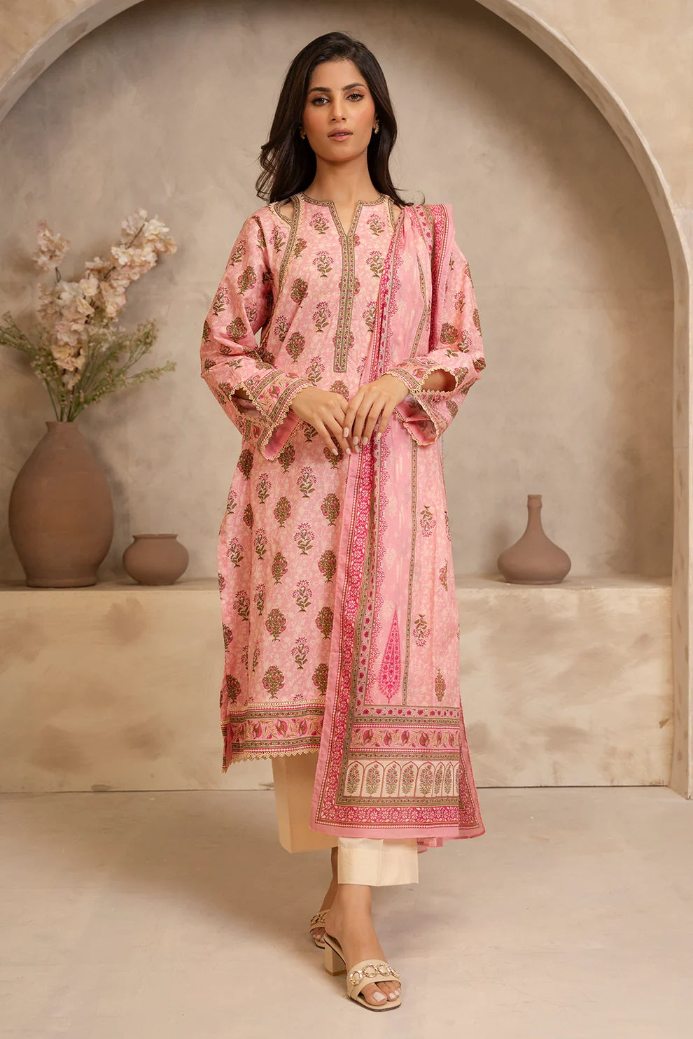 Zellbury 2pc Printed Lawn Shirt Dupatta - WUS25X20157 Unstitched
