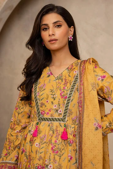 Zellbury 2pc Printed Lawn Shirt Dupatta - WUS25X20159 Unstitched