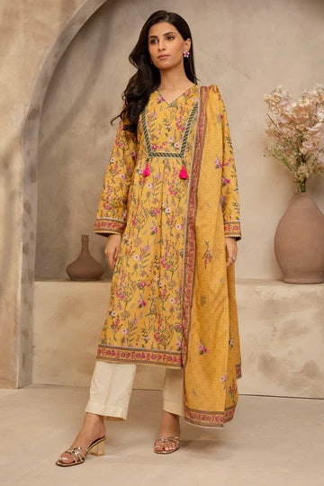 Zellbury 2pc Printed Lawn Shirt Dupatta - WUS25X20159 Unstitched