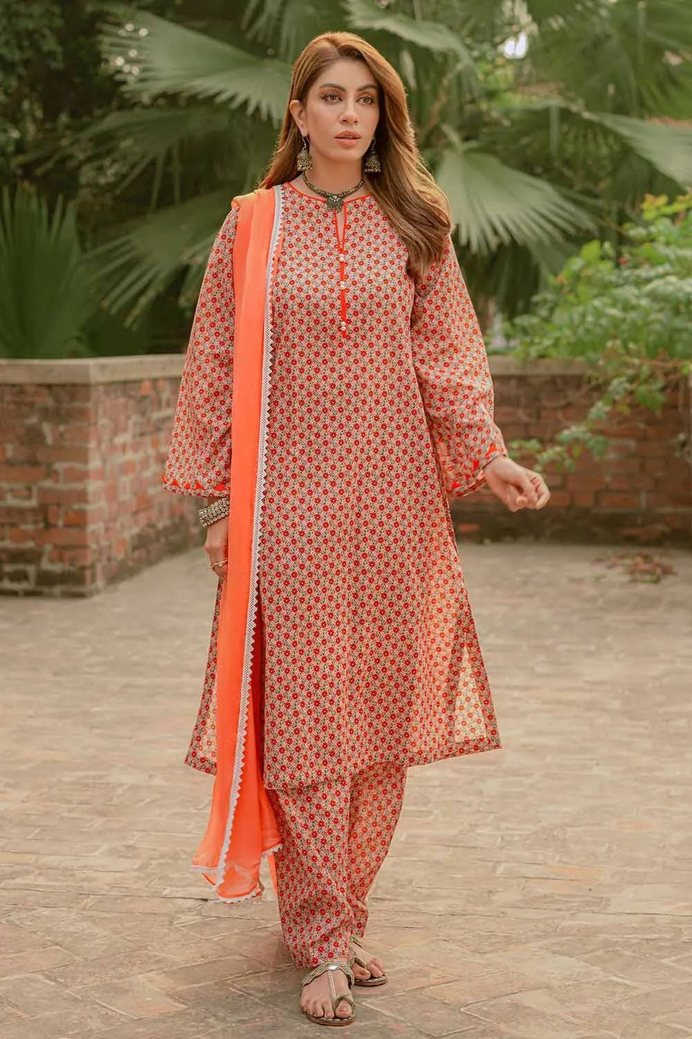 Gul Ahmed Digital Printed Lawn 01 Piece Unstitched Shirt SL-32036
