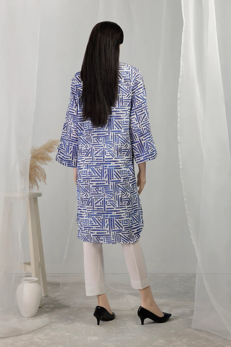 Saya Printed Cambric Stitched 1 Piece Shirt SP-3530