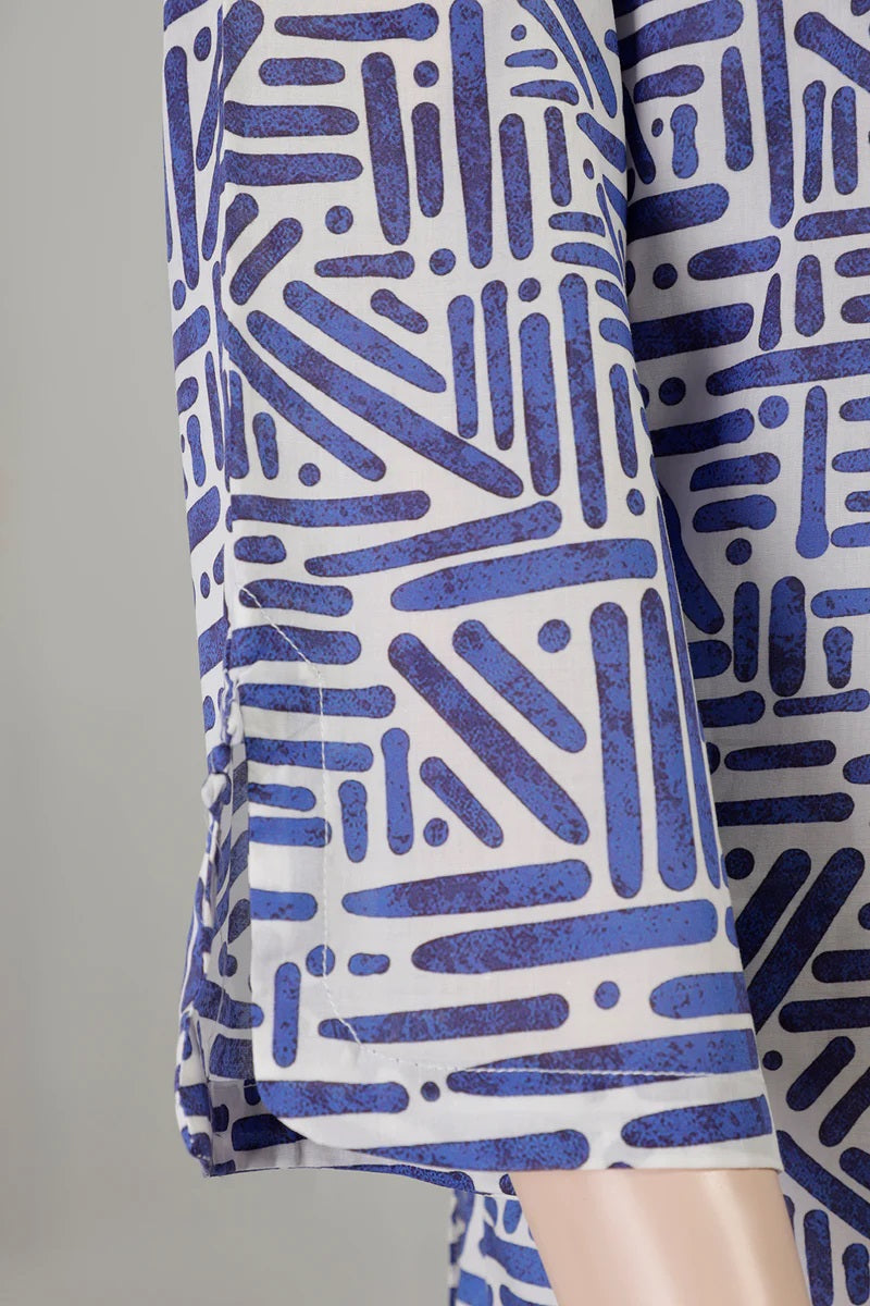 Saya Printed Cambric Stitched 1 Piece Shirt SP-3530