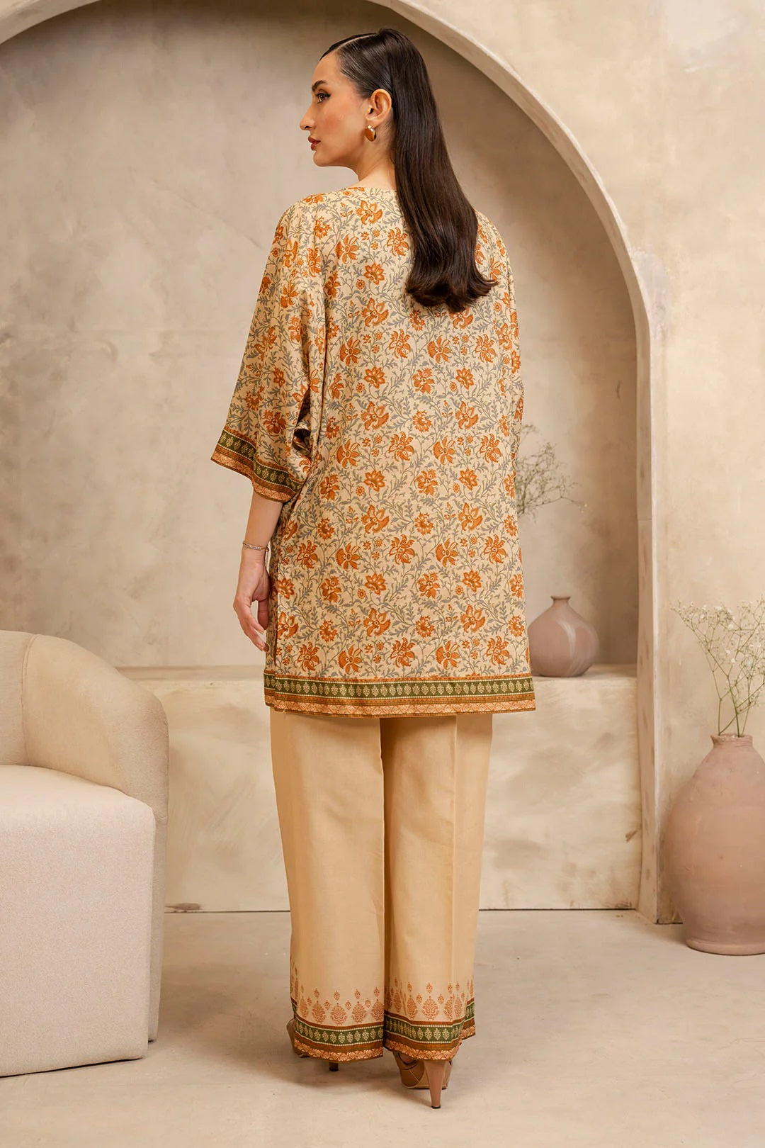 Zellbury 2pc Printed Lawn Shirt Trouser - WUS25X20097 Unstitched