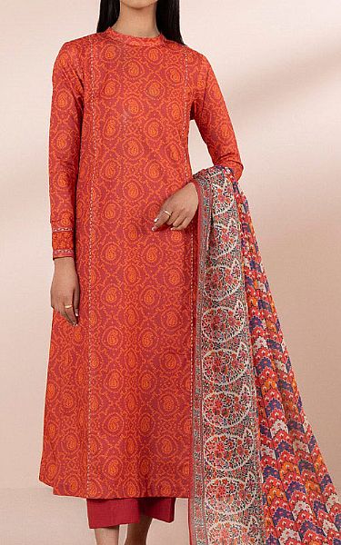 Sapphire Day to Day Printed Lawn 3 Piece Suit - 0U3PDY24D254