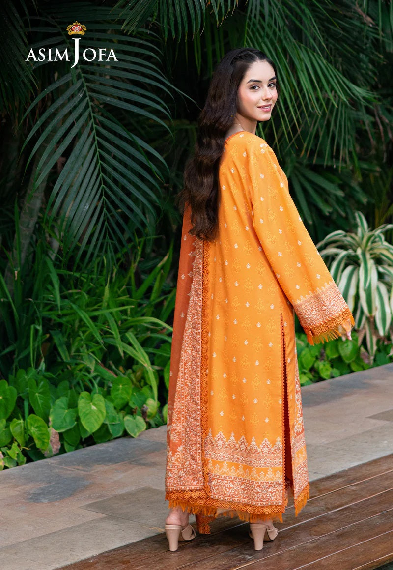 Asim Jofa Essential Printed Lawn 3 Piece Unstitched Dress - AJUUB-29 Summer Collection