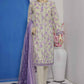 HZ Vital Digital Printed Lawn Unstitched 3 Piece Dress - VP-102