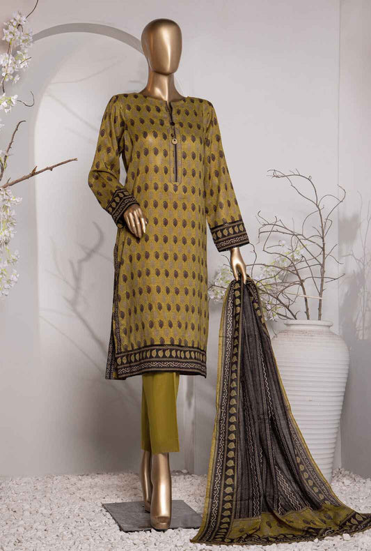 Vital by HZ Textile Printed Lawn 3 piece Unstitched Dress - VP-148