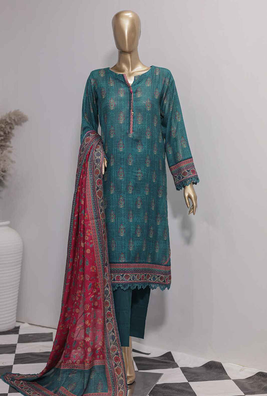 HZ Vital Digital Printed Lawn Unstitched 3 Piece Dress - VP-93