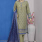 HZ Vital Digital Printed Lawn Unstitched 3 Piece Dress - VP-94