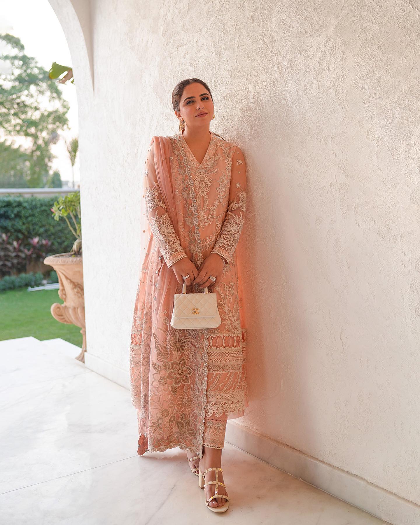 Liliana by Faiza Saqlain Embroidered Lawn 3 Piece Unstitched Dress - Valetta