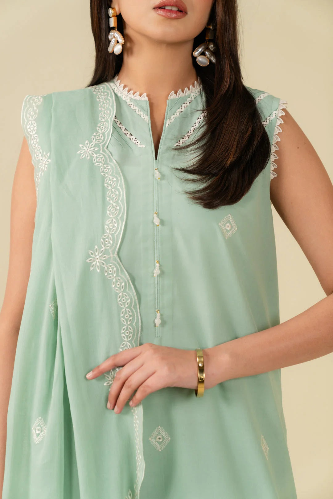Beena by Beyond Embroidered Lawn 3 Piece Unstitched Dress - WUE-154522
