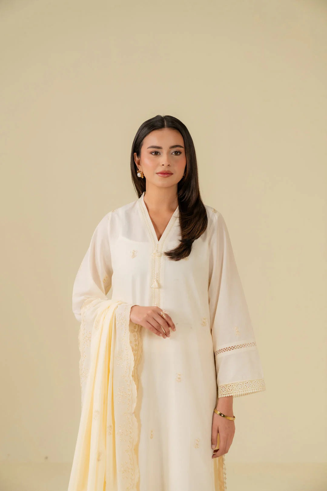 Beena by Beyond Embroidered Lawn 3 Piece Unstitched Dress - WUE-154529