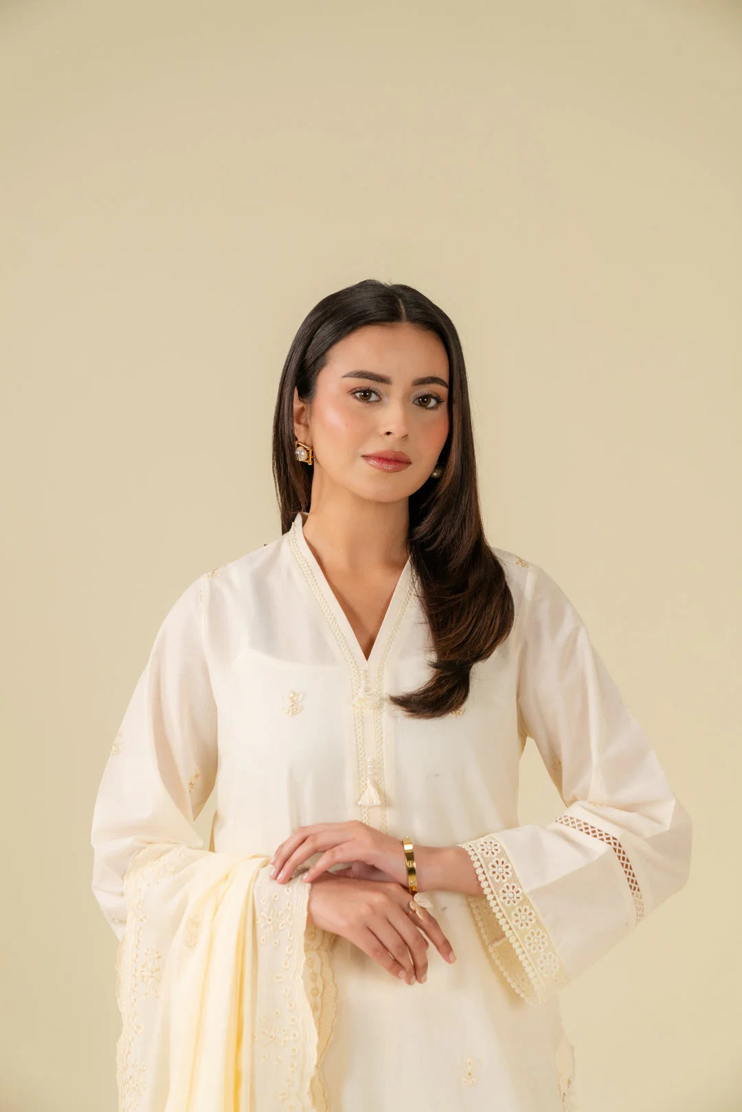 Beena by Beyond Embroidered Lawn 3 Piece Unstitched Dress - WUE-154529