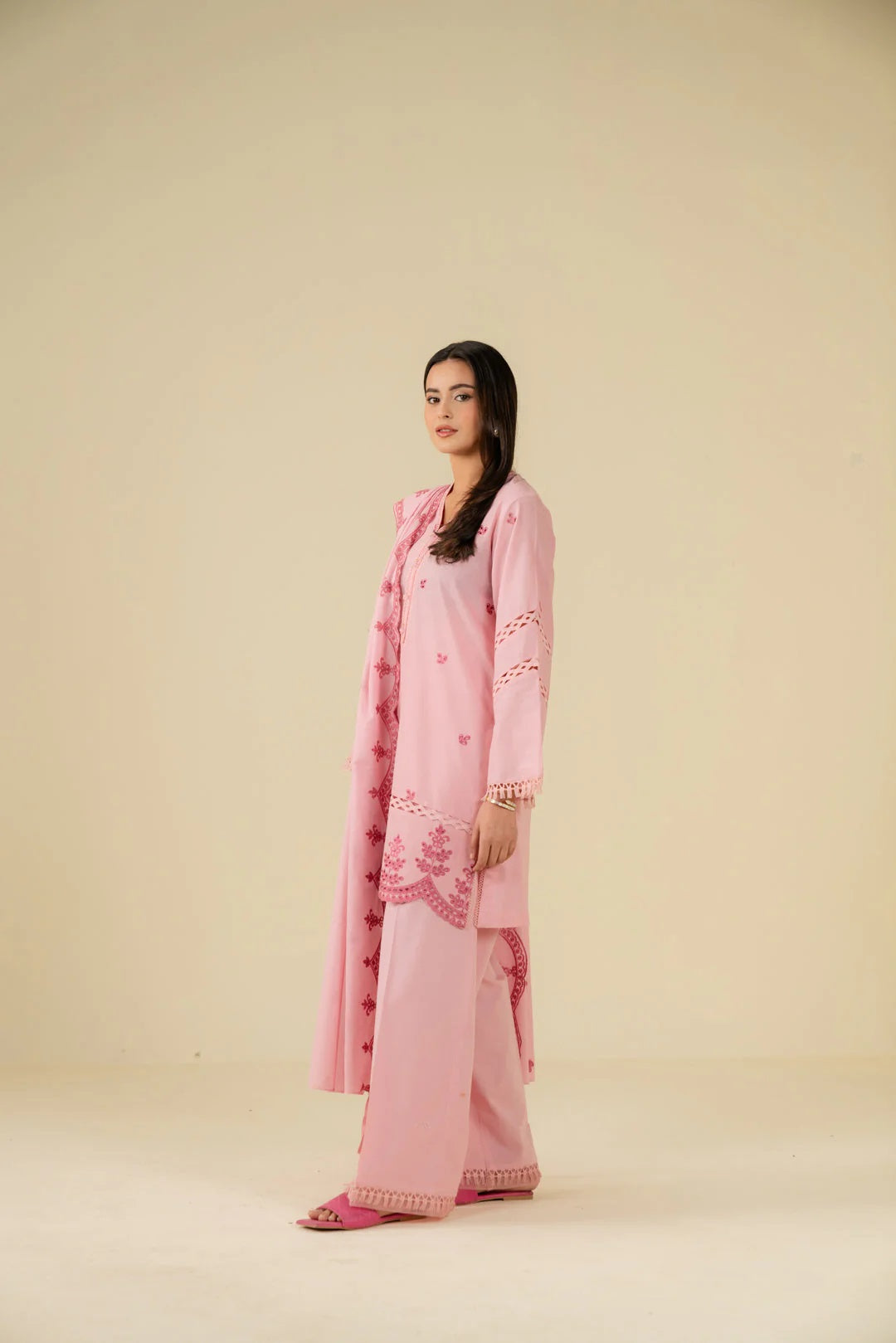 Beena by Beyond Embroidered Lawn 3 Piece Unstitched Dress - WUE-154530