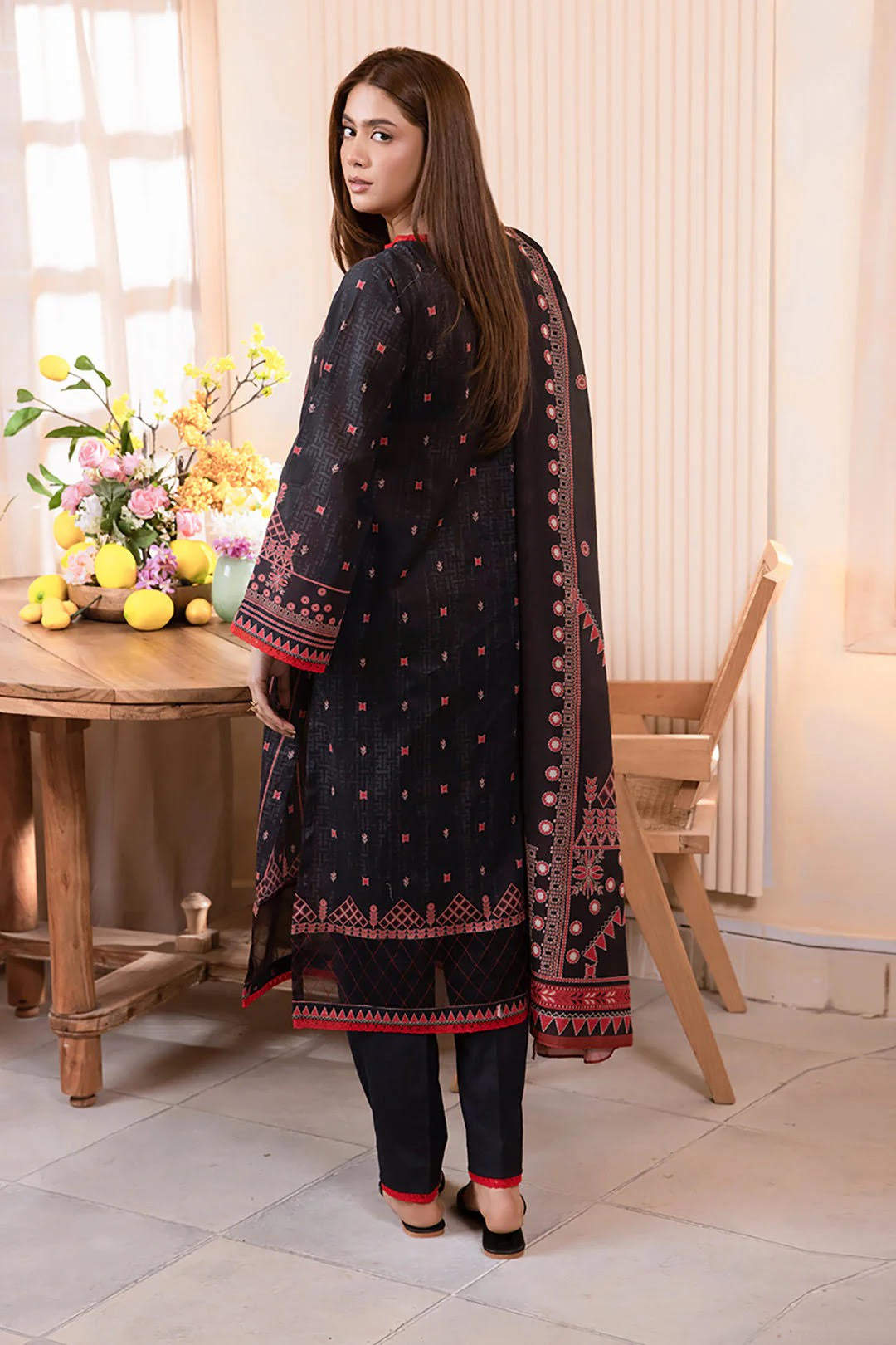 Zellbury Embroidered Lawn Unstitched 2 Piece Dress - WUS24E21034 Summer Essential