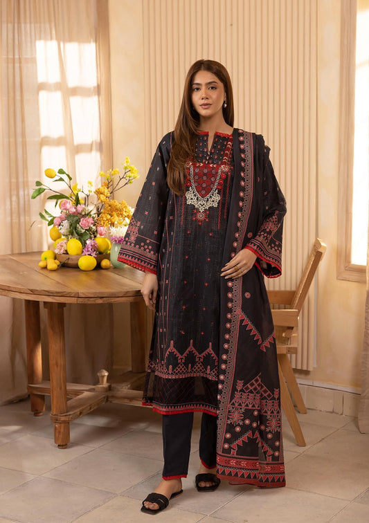 Zellbury Embroidered Lawn Unstitched 2 Piece Dress - WUS24E21034 Summer Essential