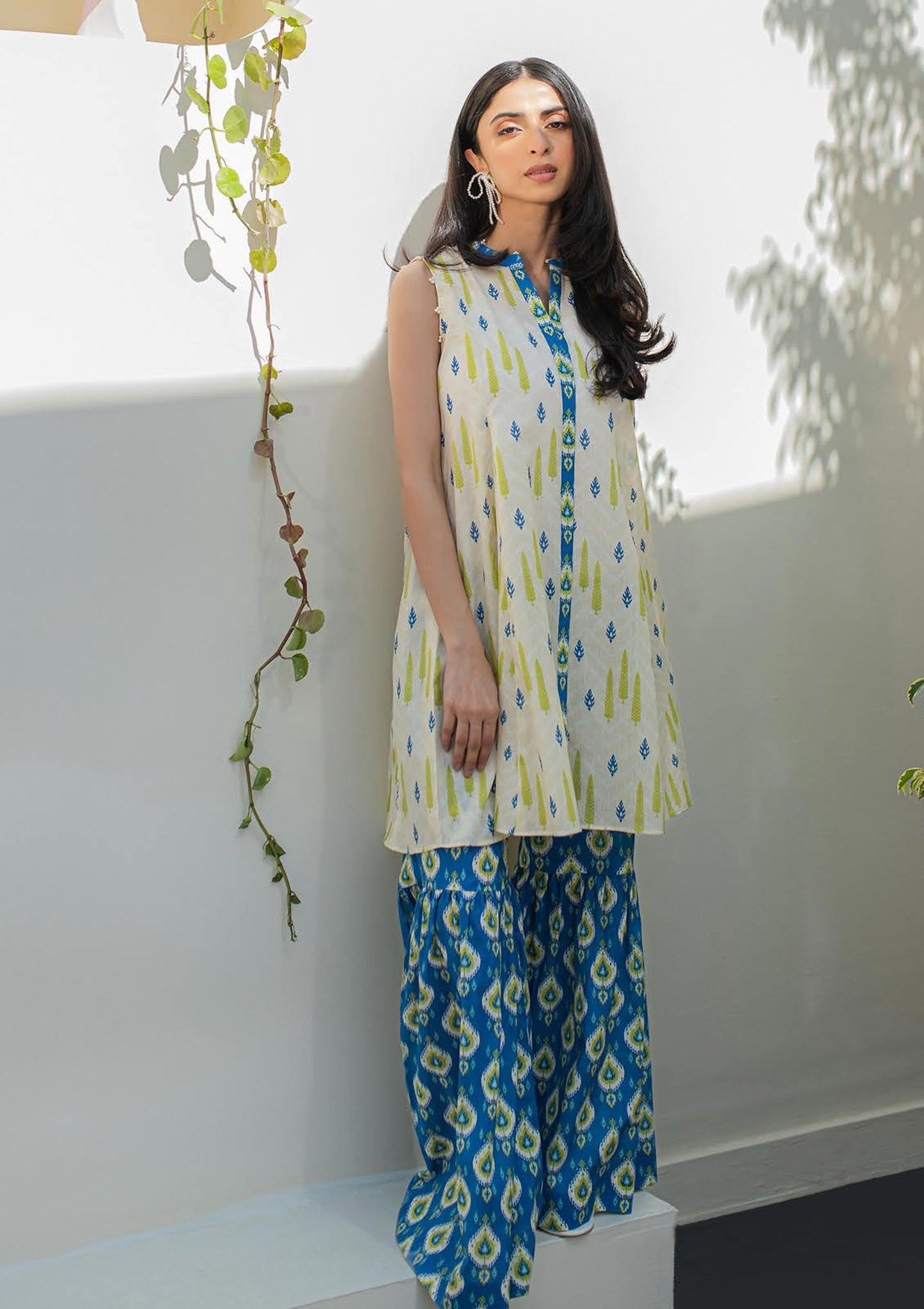 Zellbury Digital Printed Lawn Unstitched 2 Piece Dress - WUS24E21186 Summer Essential
