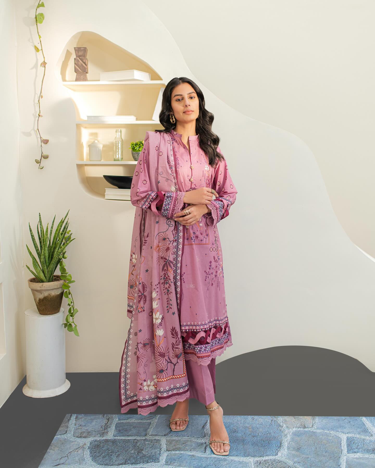 Zellbury Printed Lawn Unstitched 2 Piece Dress - WUS24X21647 Summer Essential