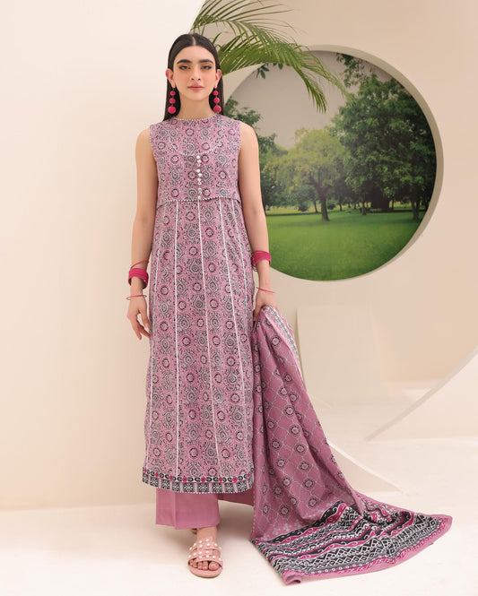 Zellbury Printed Lawn Unstitched 2 Piece Dress - WUS24X21648 Summer Essential