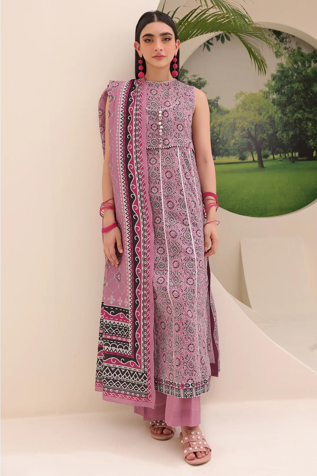 Zellbury Printed Lawn Unstitched 2 Piece Dress - WUS24X21648 Summer Essential