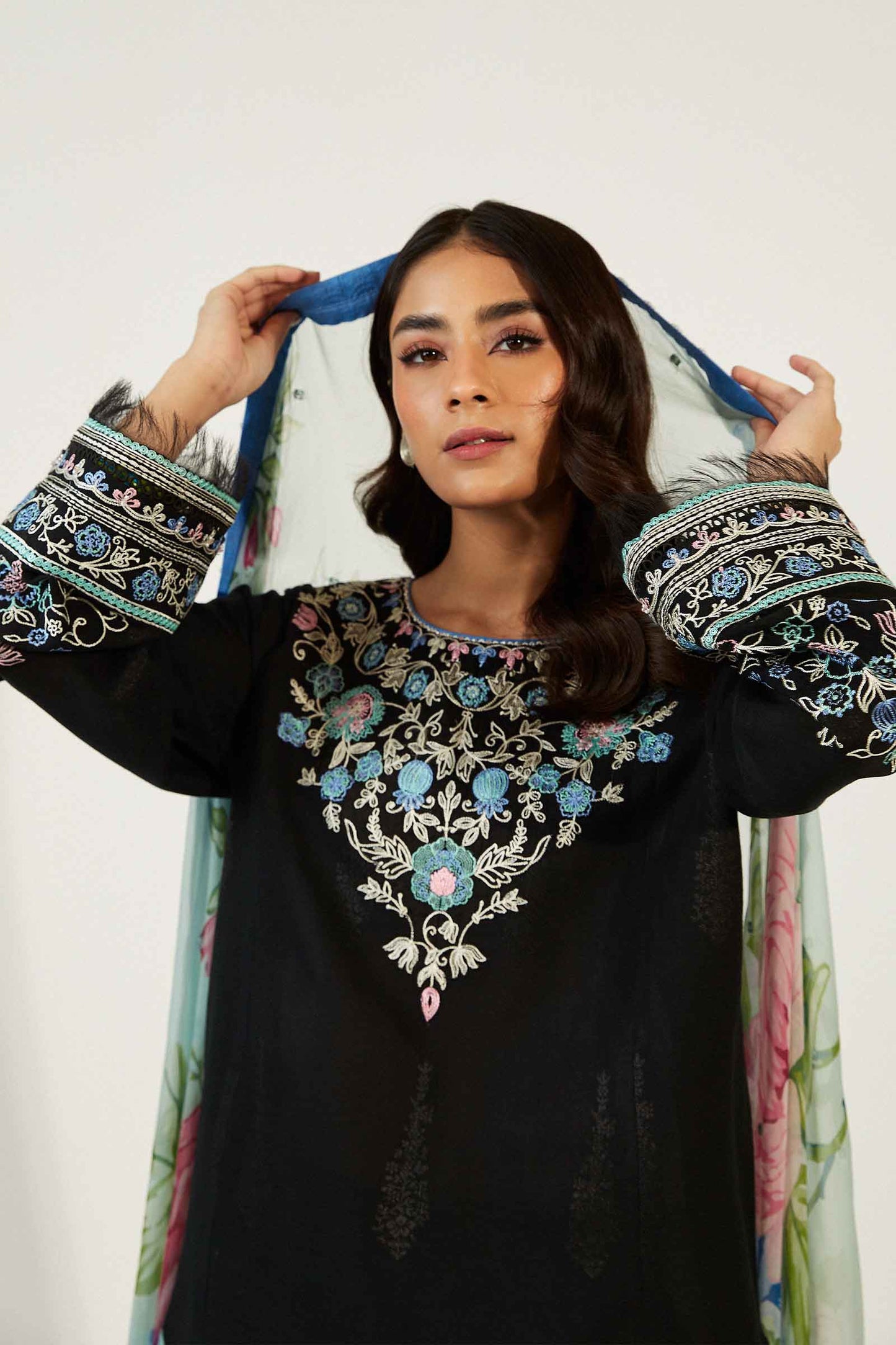 Coco by Zara Shahjahan Embroidered Lawn Suits Unstitched 3 Piece ZCE23-10a